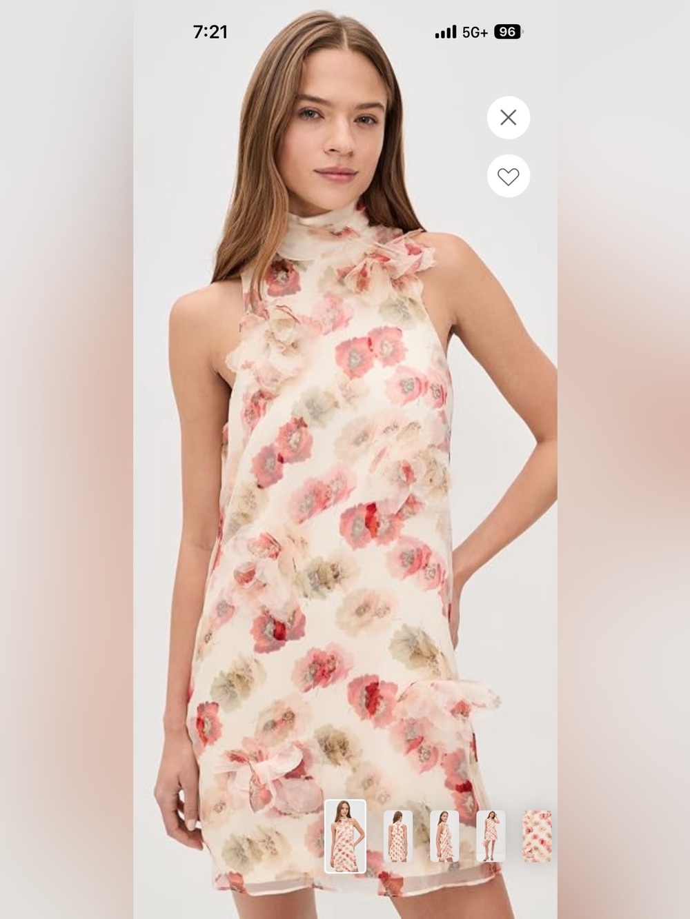 Cinq a sept Floating Poppies Sylvia Dress